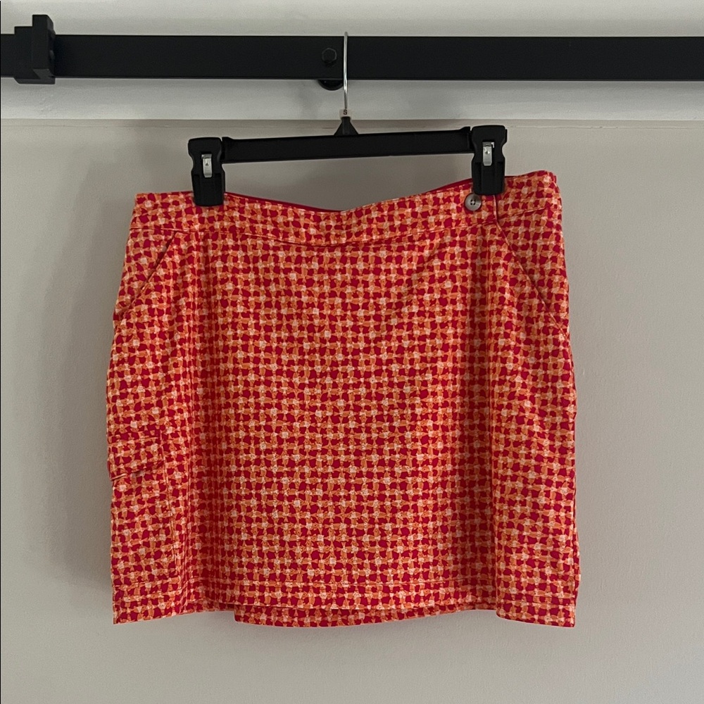 Columbia Red and Pink Mini Skirt